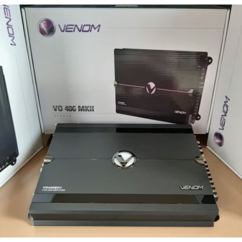Venom Power Vo 406 MKII Amplifier Venom 4CHANNEL