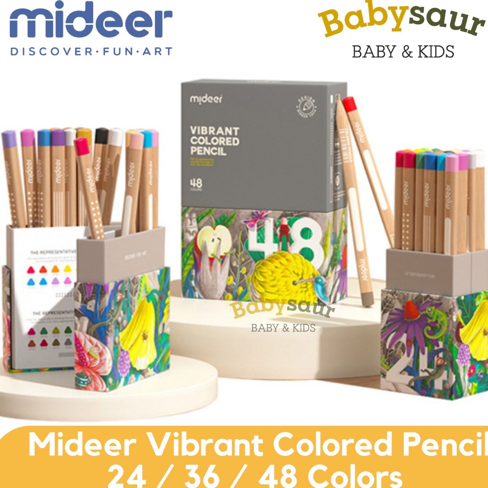 

Mideer Premium Vibrant Color Pencil Pensil Warna Alat Mewarnai Anak