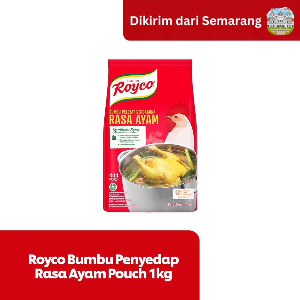 

Royco Bumbu Penyedap Rasa Ayam Pouch 1kg (Kirim dari Semarang)