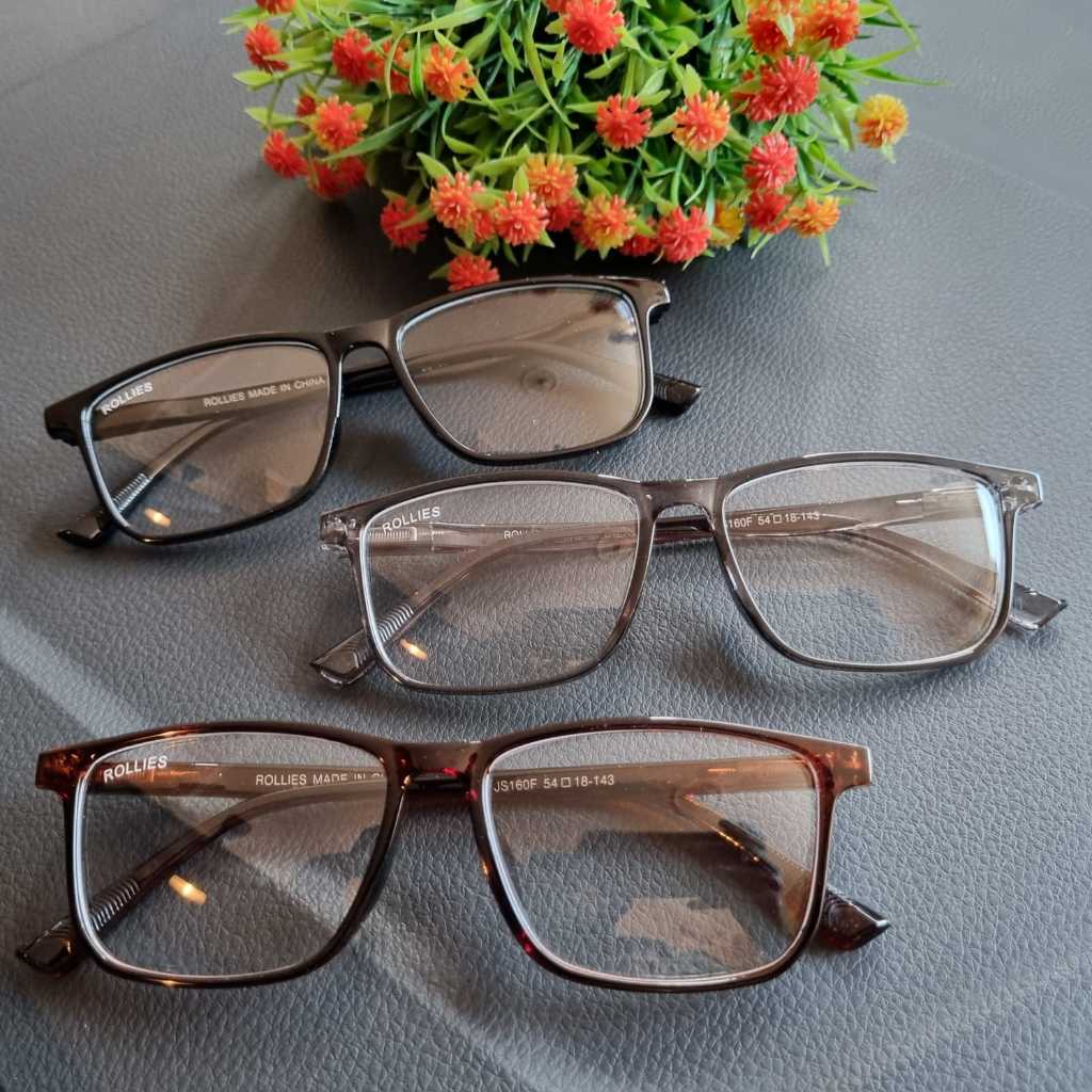 KACAMATA FASHION NORMAL PRIA/WANITA JS160F/KACAMATA BENING/KACMATA NORMAL/FRAME KACAMATA/KACAMATA NO