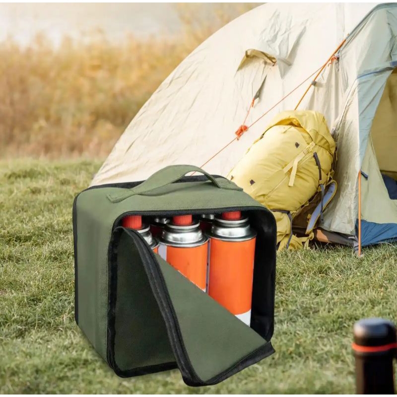 Tas Tabung Gas Portable Tas Penyimpanan Tabung gas Portable Cover Tas Sarung gas multifungsional