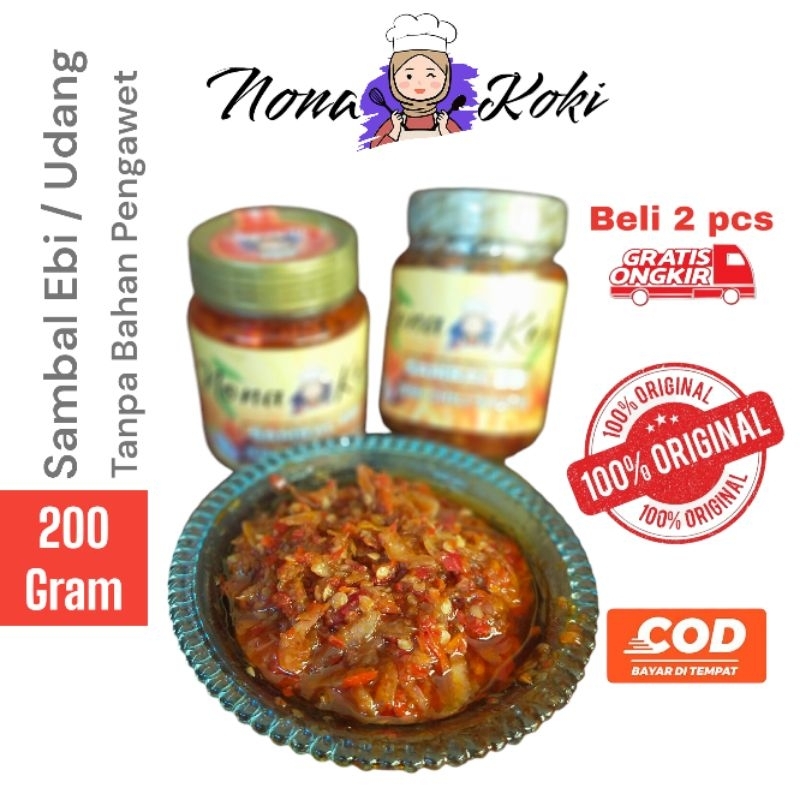 

SAMBAL EBI/UDANG 200 GRAM || MAKANAN