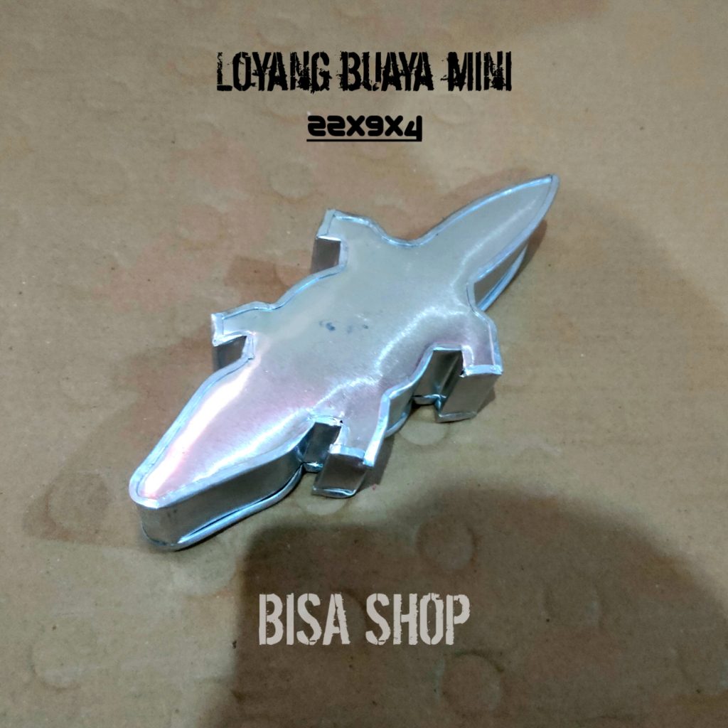loyang roti buaya seserahan mini 22x9x4 cm Loyang bentuk buaya mungil