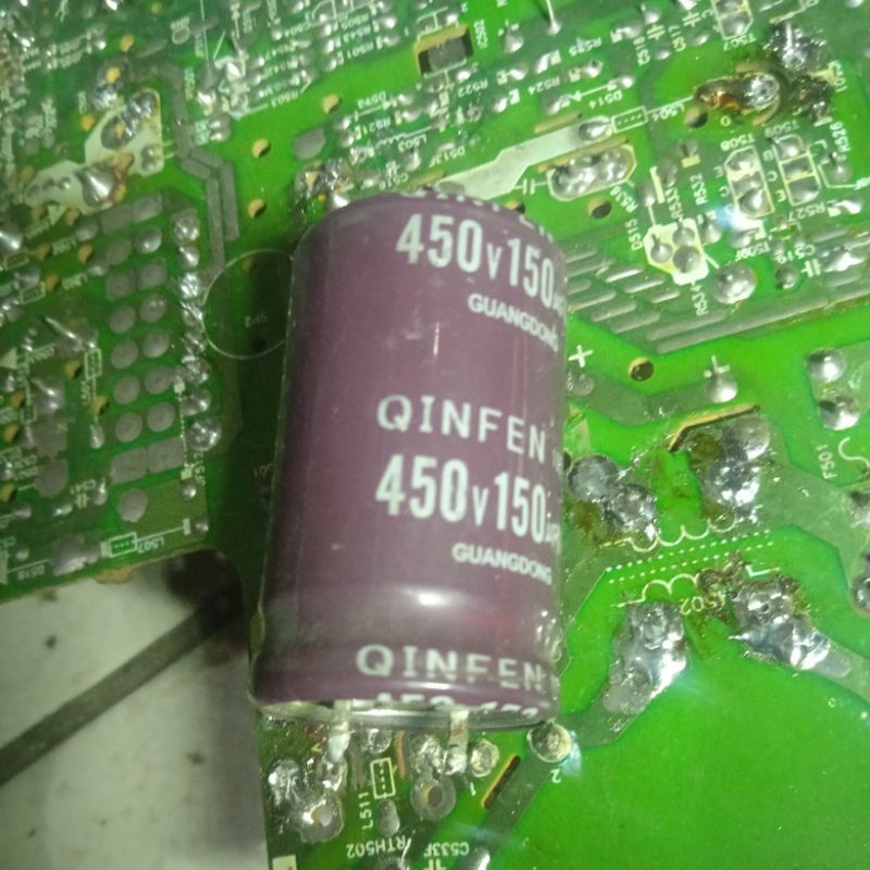 elco/kapasitor cabutan tv(100uf/150uf/220uf/400/450v)