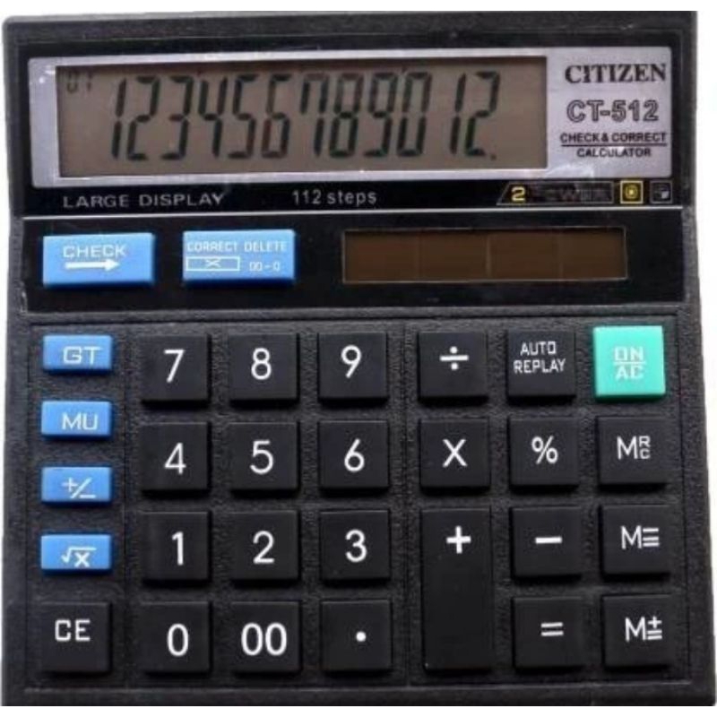 

CITIZEN 512 ~ Kalkulator / Calculator CT-512
