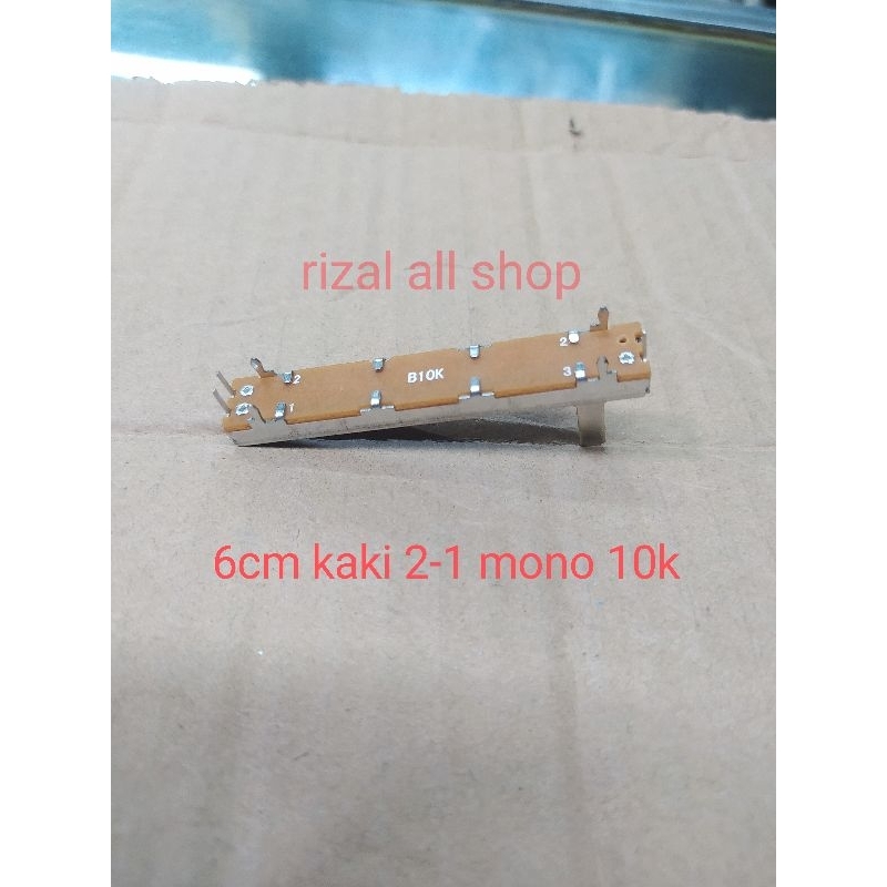 potensio geser 6cm kaki 2-1 10k mono potensio mixer