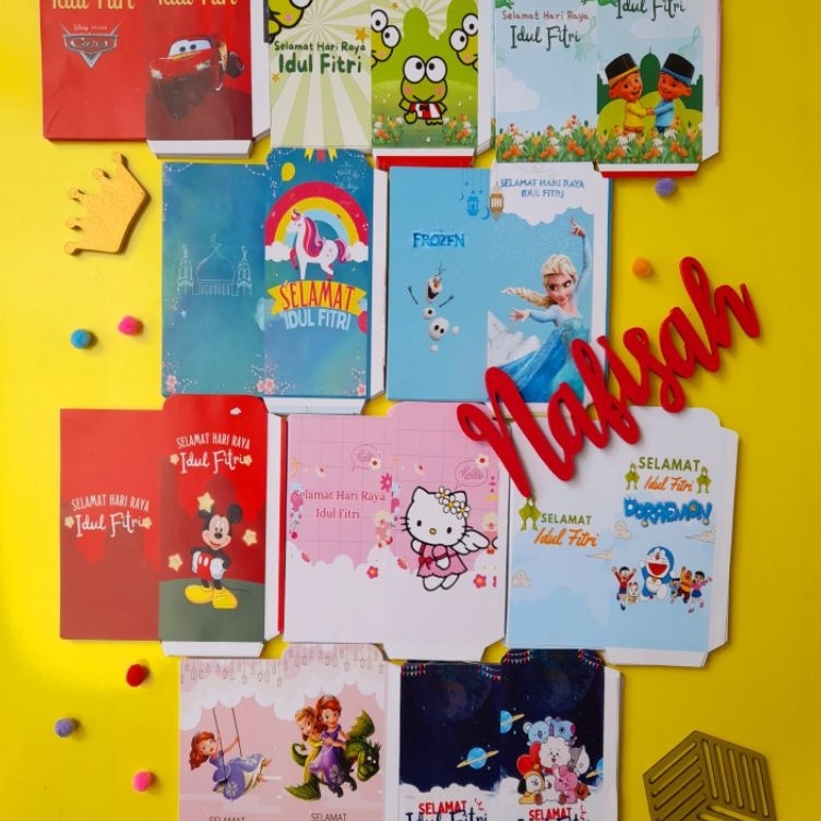 

Super Murah 1 LEMBAR AMPLOP LEBARAN JUMBO KARAKTER