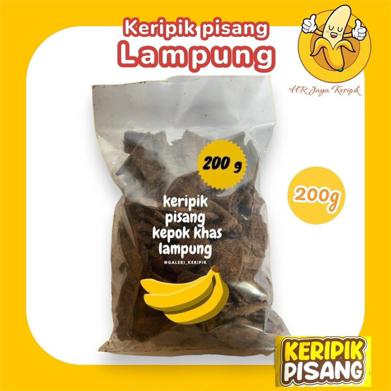 

PROMO 200 g keripik pisang coklat & aneka rasa khas lampung / keripik pisang kepok