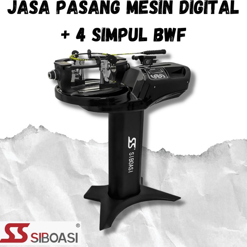 Pasang Senar  Senar Raket Mesin Digital Siboasi