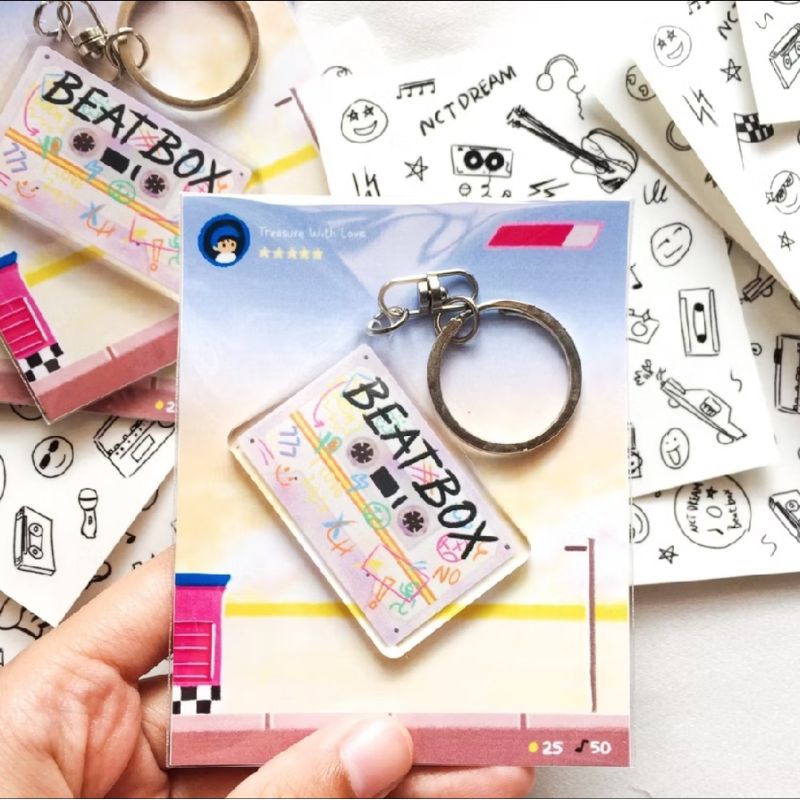 

[UPGRADE] GANTUNGAN + STIKER BEATBOX NCT DREAM (transparan stiker)