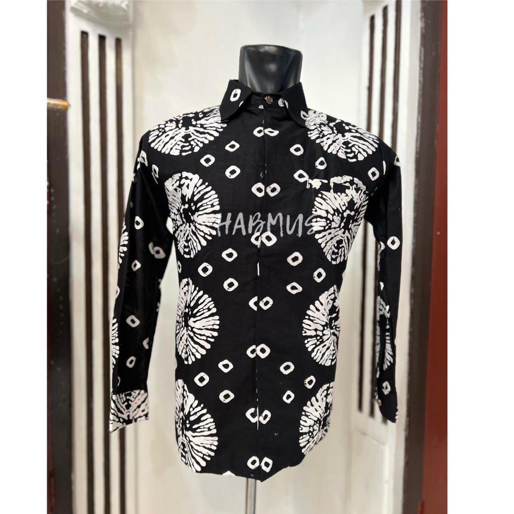 couple gamis jumputan Palembang katun print mewah