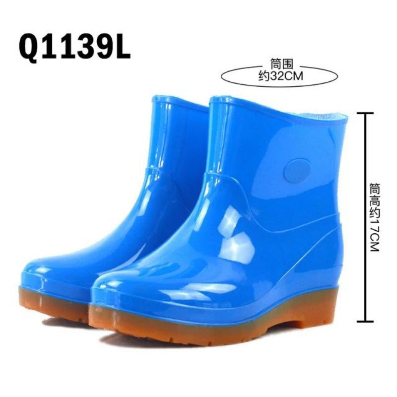 DISKON SEPATU BOTS WANITA Sepatu Boots Korea Wanita Anti Air Kekinian Sepatu Anti Lumpur Sepatu