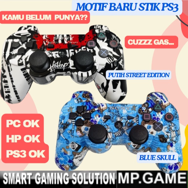 Stik Playstation 3 Stick PS3 Wireless OP HITAM WARNA Stik PS3 Stik PC LAPTOP HP