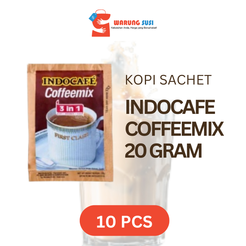 

INDOCAFE Coffeemix 3in1 Kopi Renceng isi 10pcs