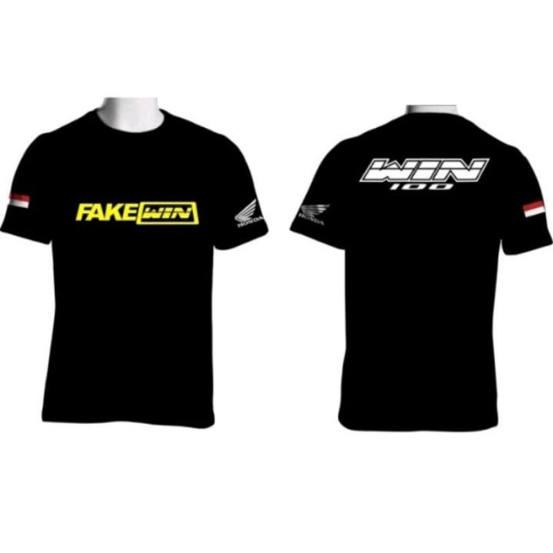 KAOS//FAKE WIN HONDA WIN//KAOS KEREN BISA COD