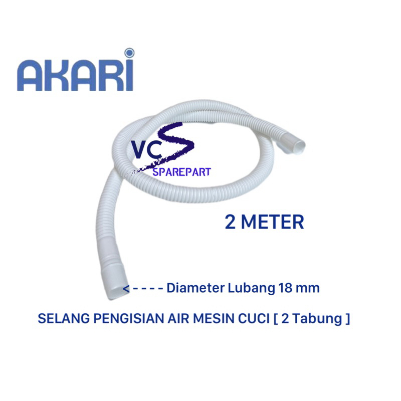 Selang isi Air Mesin Cuci 2 Tabung / Selang Inlet Mesin Cuci 2 Tabung