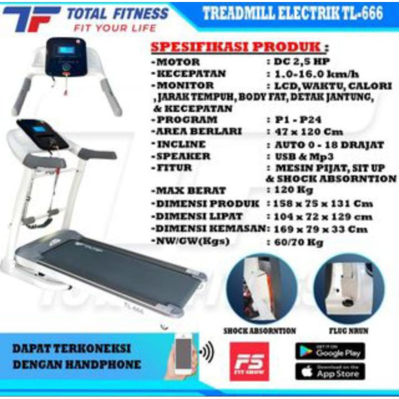 TL-666 TREADMILL ELECTRIC