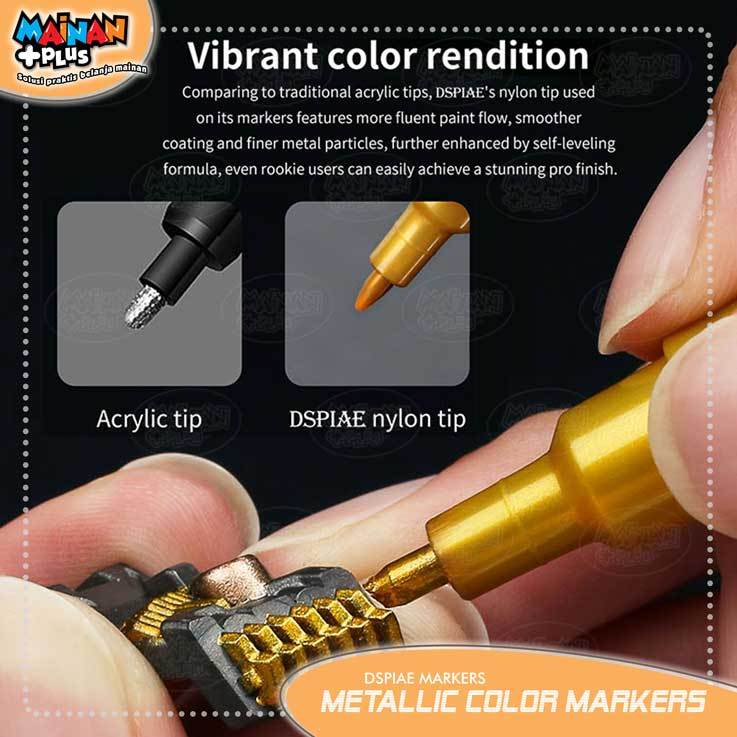 

D3W! DSPIAE MKA Super Metallic Color Markers Marker Gunpla Model Kit Tools
