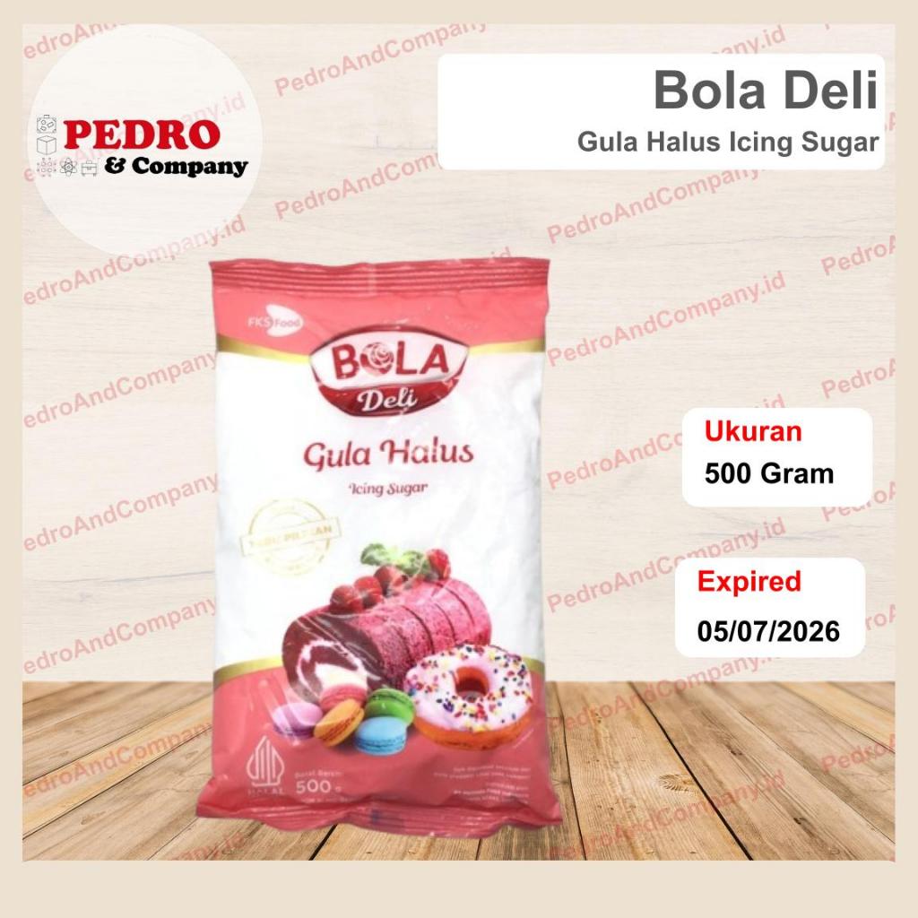 

Bola Deli GULA HALUS Icing Sugar 500 gram untuk kue gula bubuk