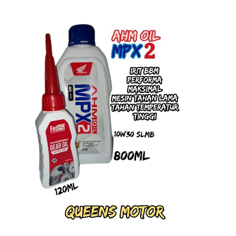 Oli mesin MpX2/Oli mesin Honda/Oli mesin AHM/Oli mesin matic honda