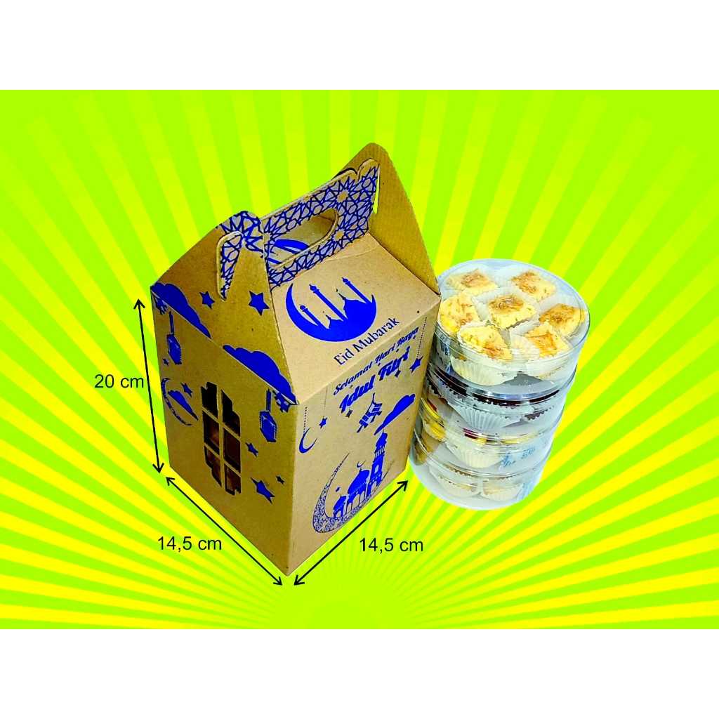 

Die Cut HAMPERS LEBARAN/NATAL 14,5 X 14,5 X 20 BARU