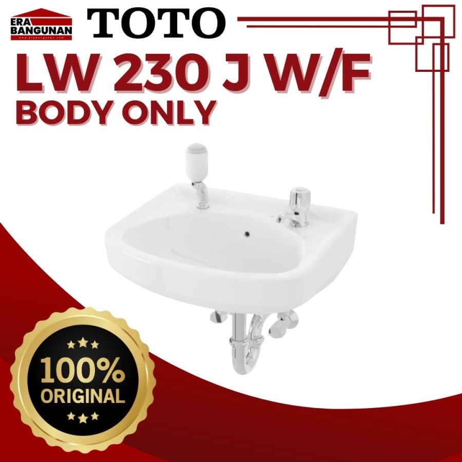 TOTO Wastafel LW 230 J White [Body Only]