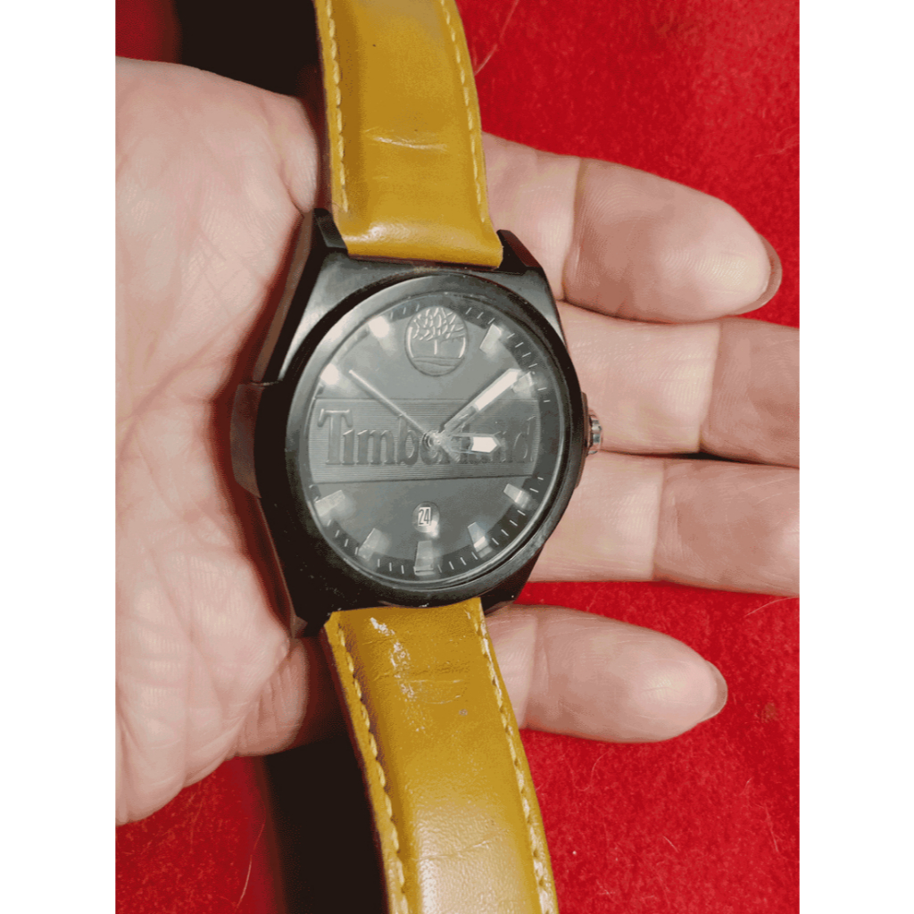 Jam Tangan Pria Timberland Strap Kulit Coklat