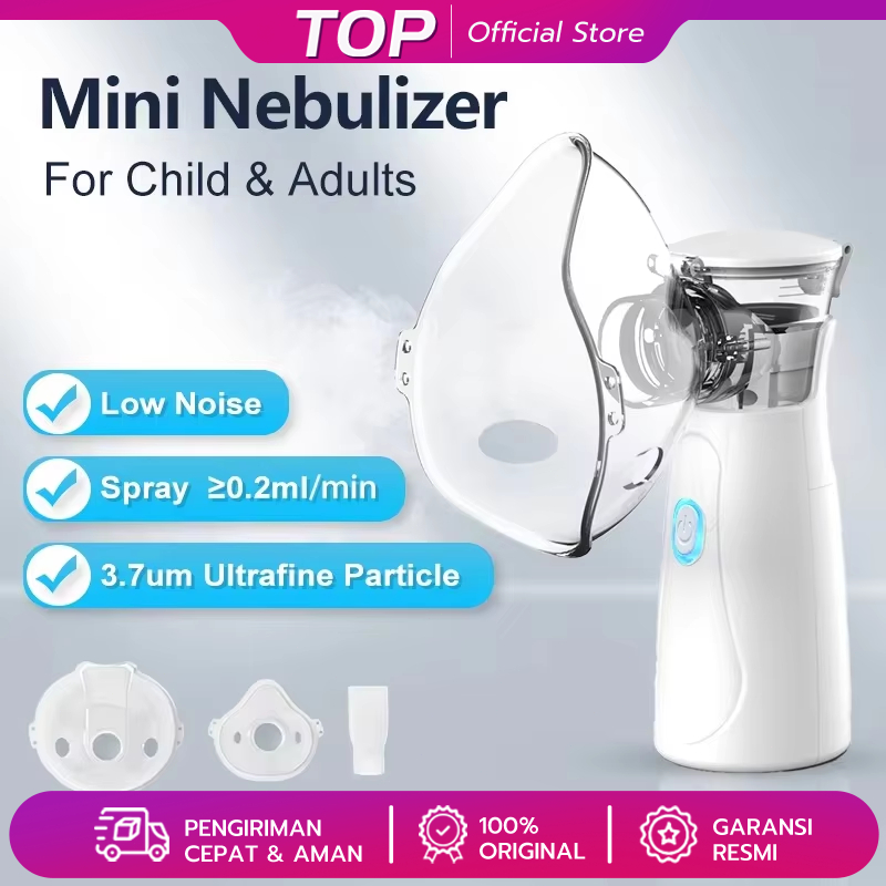 Nebuliser Portable Mesh Anak Nebuliser Astma Breathing Assistance Steam Inhaler Astma Inhaler Respir