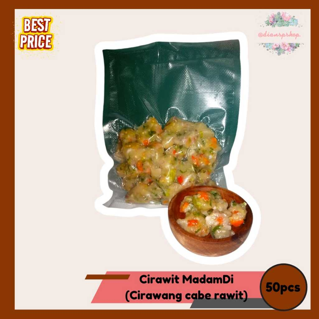 

Cirawit MadamDi Kemasan 50pcs Cirawang Cabe Rawit