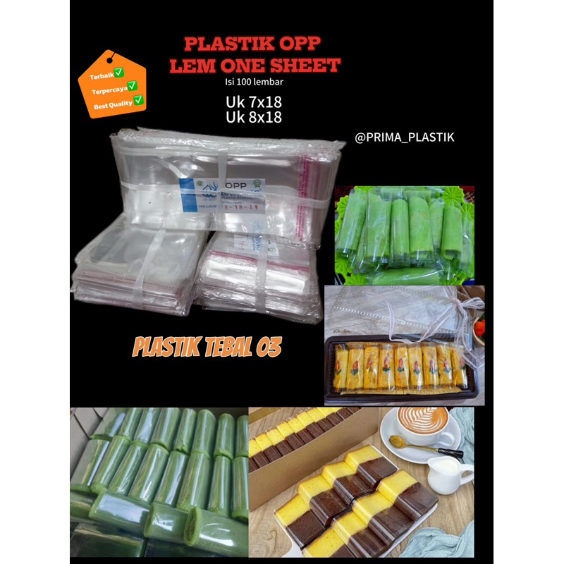 Plastik opp tebal lem | Plastik Seal lembaran| plastik risol,plastik sosis solo,plastik bolu,plasti 