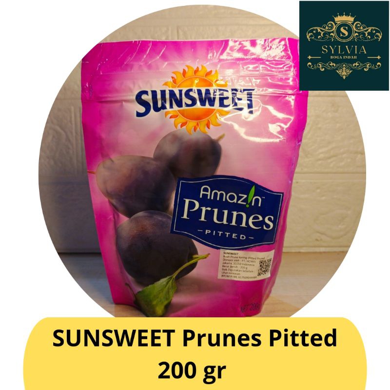 

SUNSWEET Buah PRUNE Kering Prunes Pitted 200 gr