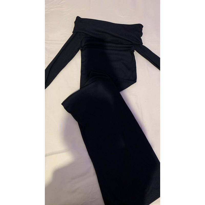 Dress Sabrina Hitam