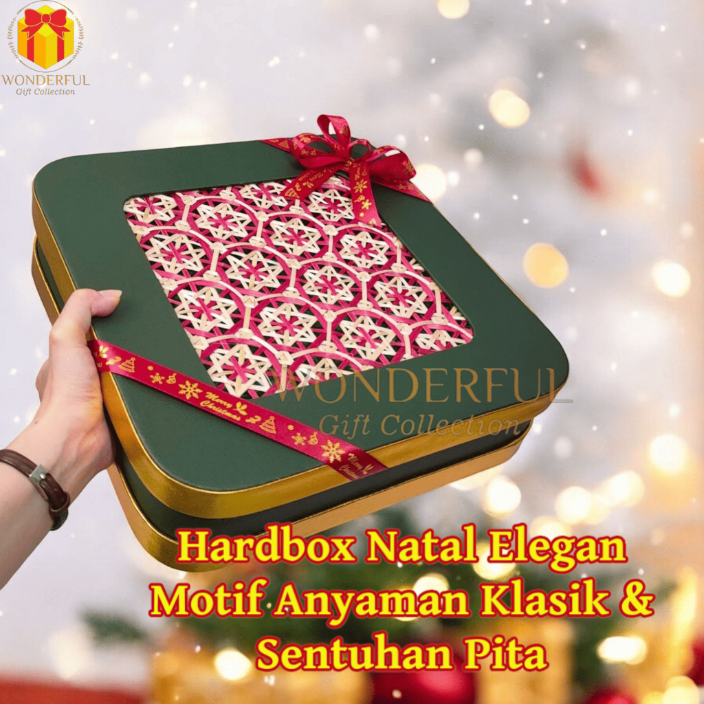 

Gift Box Natal / Christmas Hampers Hardbox / Box Rotan Anyaman NYM.04