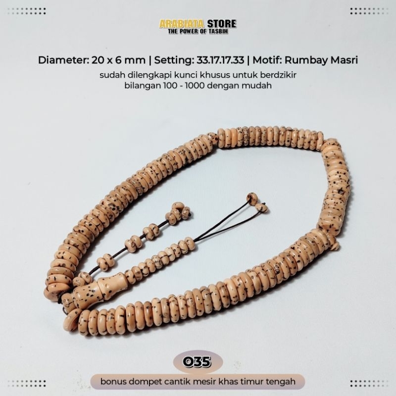 Tasbih Oud Sholib Oud Solib Fawania Asli Import Mesir