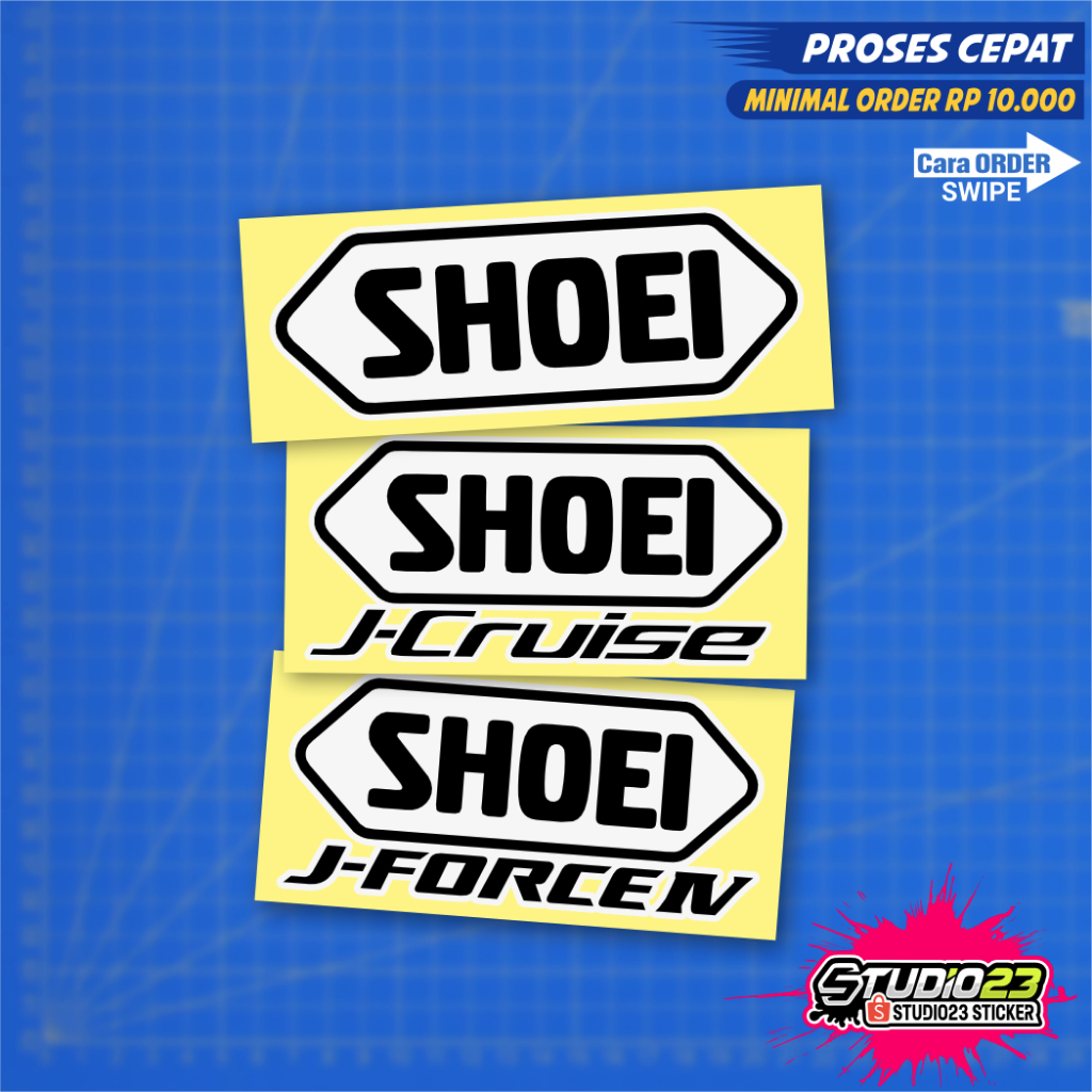 

Stiker Helmet SHOEI J-Cruise J-FORCE IV Cutting Sticker