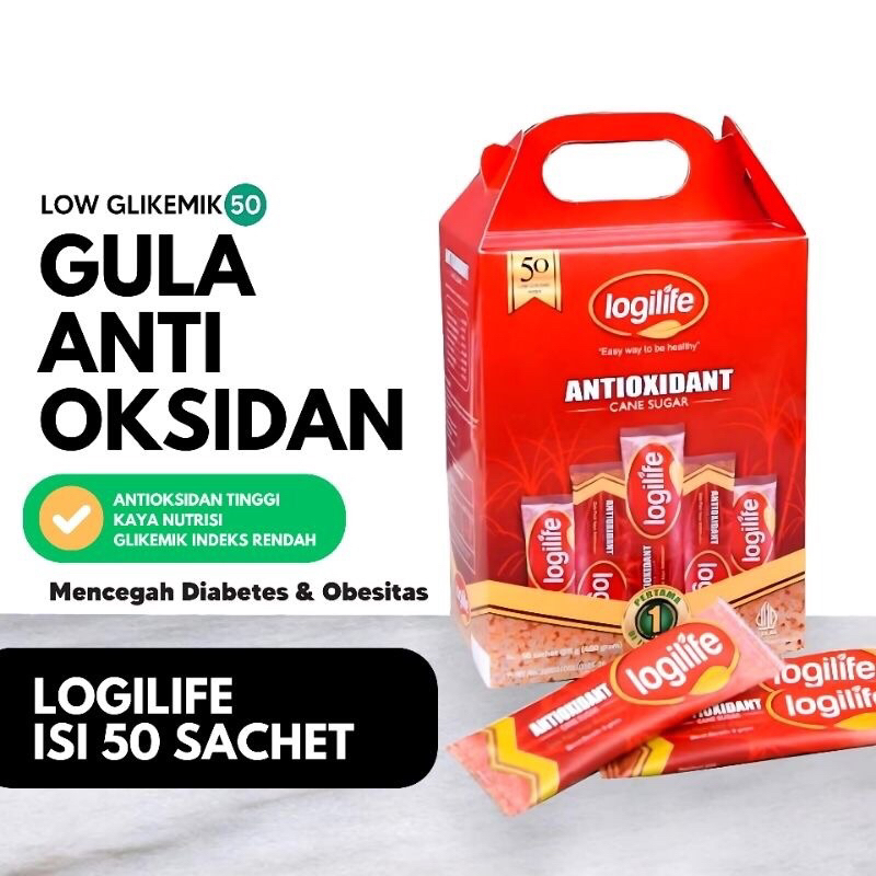 

GULA KESEHATAN LOGILIFE-Antioxidant cane sugar