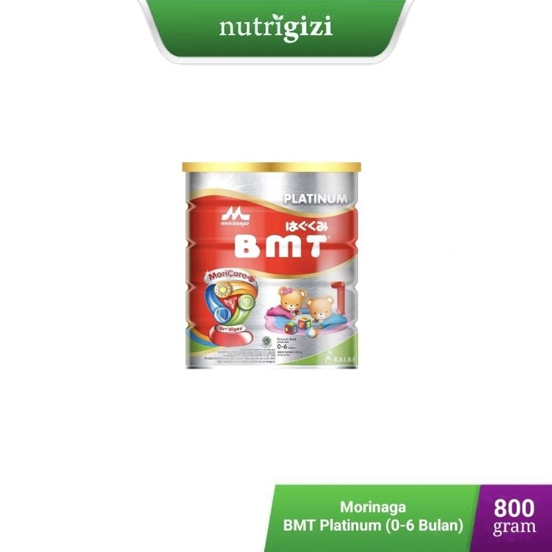 Nutrigizi | Morinaga BMT (0-6 bulan) & Chil Mil (6-12 bulan) Platinum 800 gram Susu Formula Bayi