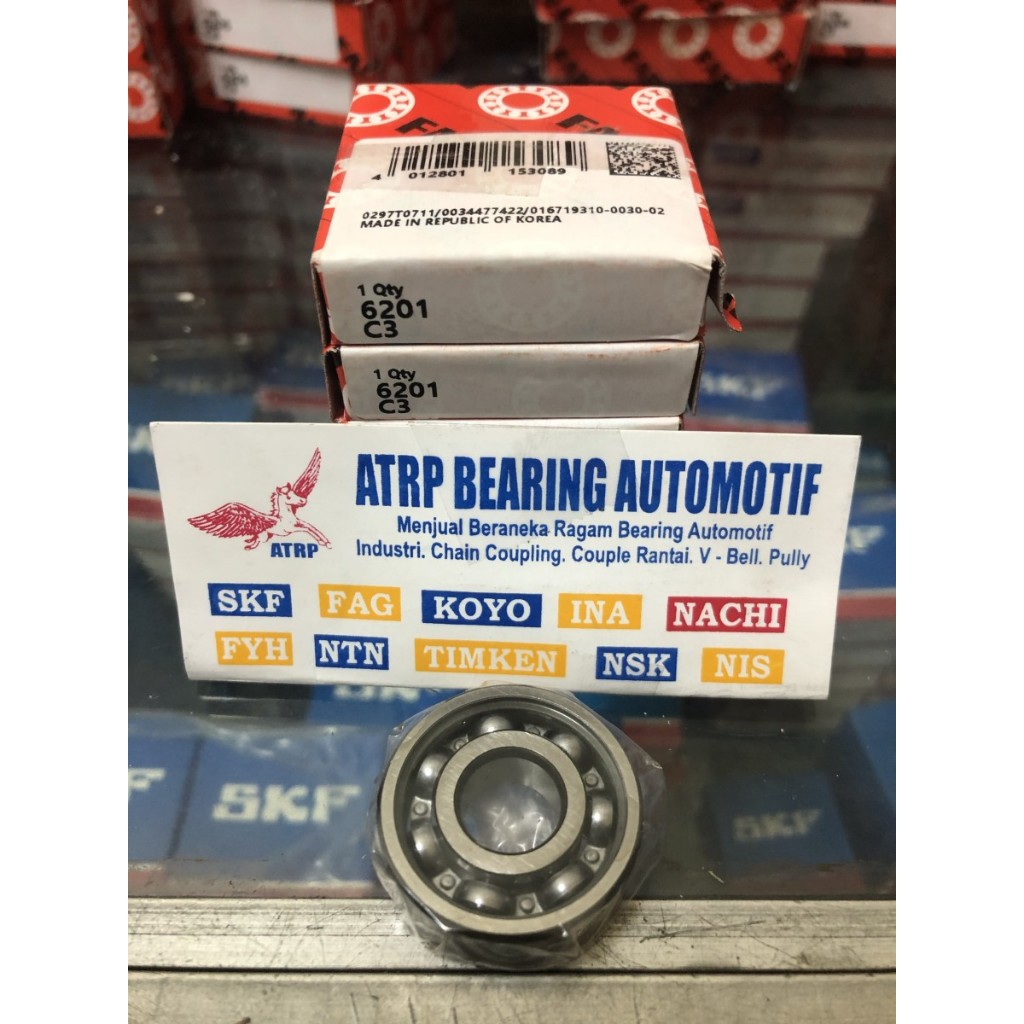 BALL BEARING 6201 C3 FAG ORIGINAL