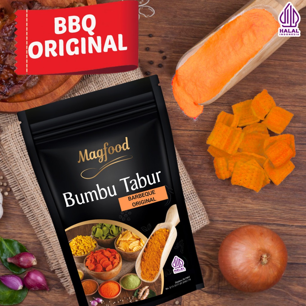

Magfood Bumbu Tabur Barbeque Original [100g / 500g / 1kg]