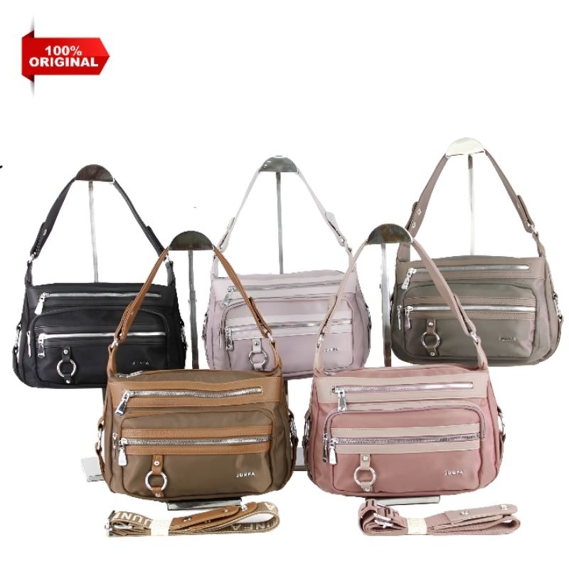 Tas Wanita Multipungsi JUNFA-A7715 ORI Besar Bisa Jinjing dan Selempang