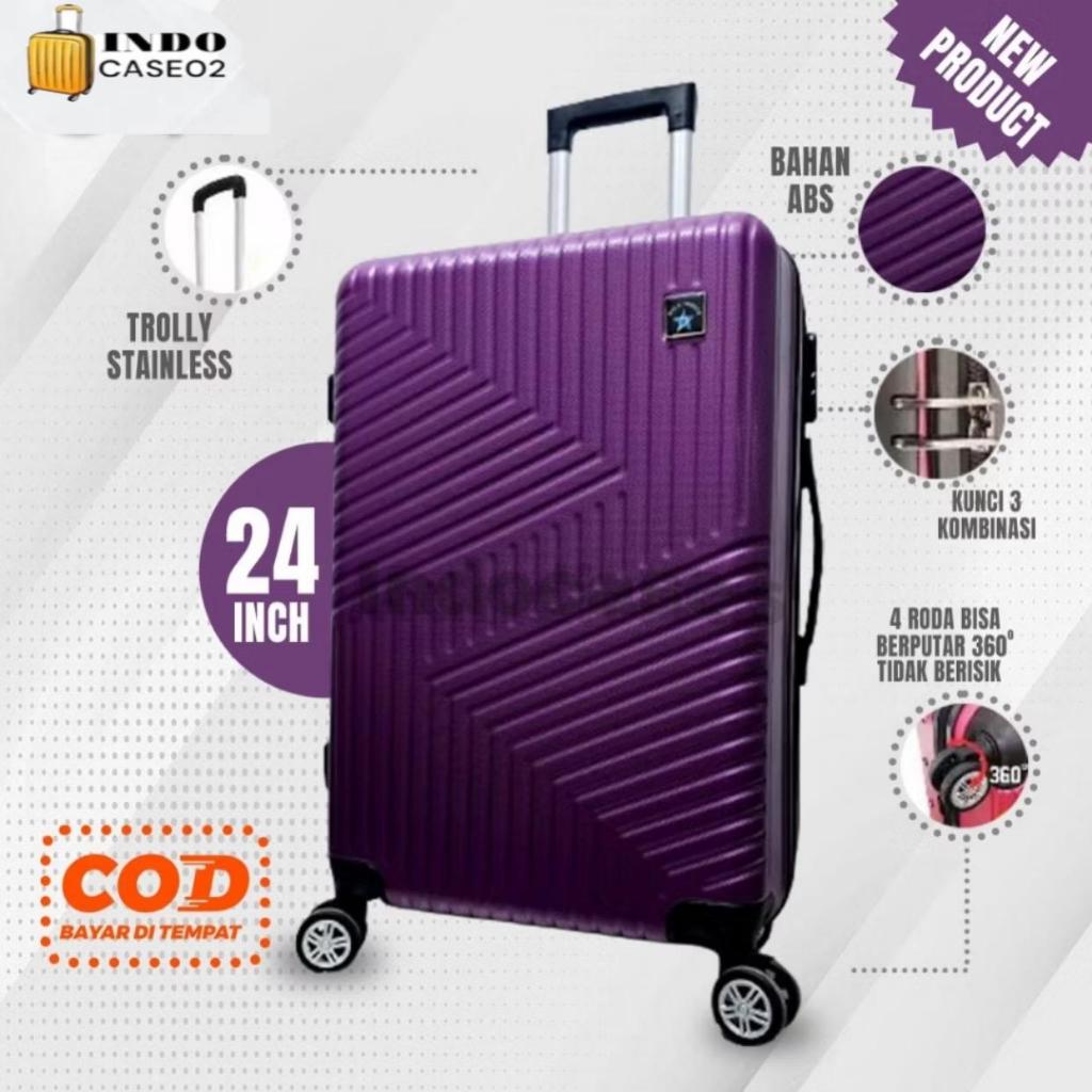 GARANSI KOPER 24 INCH - KOPER FIBER KOPER POLO 816 KOPER BAGASI BISA COD