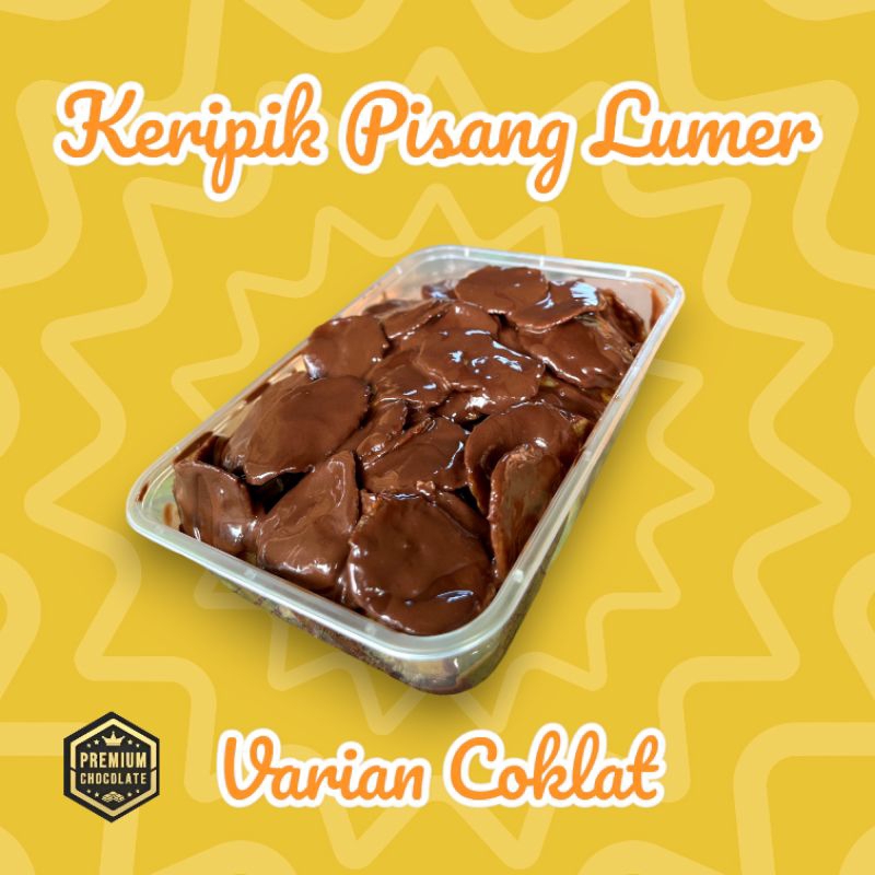 

KERIPIK PISANG COKELAT LUMER BUNDLING 2BOX VARIAN COKELAT 150 GRAM ENAK PAKAI COKLAT PREMIUM