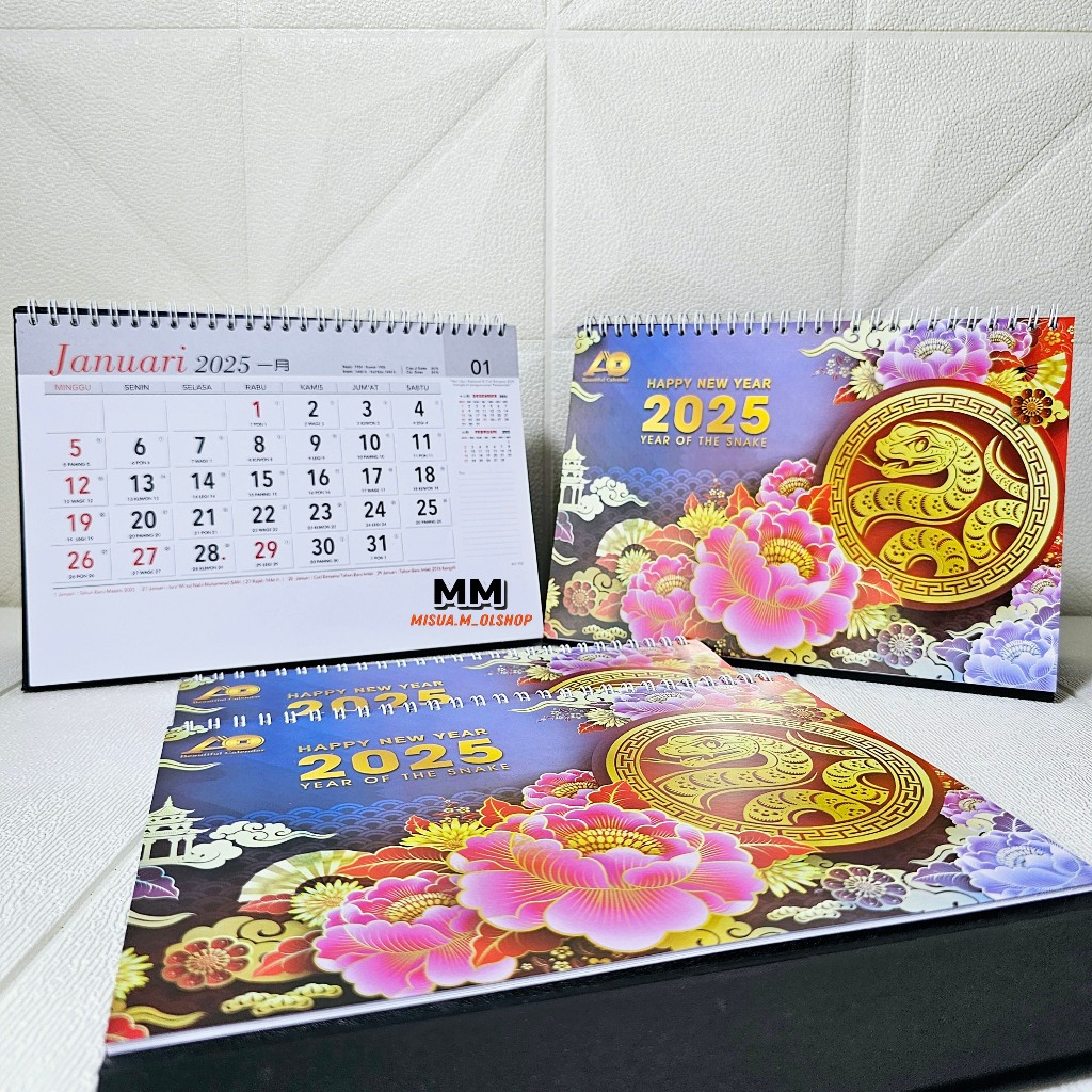 

KALENDER KERJA MEJA EXECUTIVE JUMBO PENOPANG HITAM TEBAL ATAU LINEN TAHUN 2025