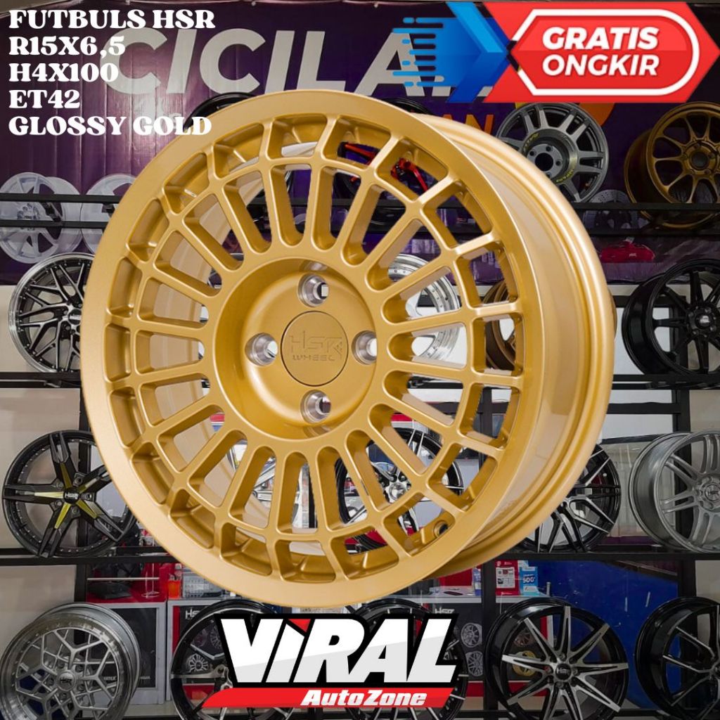 Velg Mobil SPRESSO , PICANTO , LANCER , AVEGA , HSR FUTBULS RING 15 R15