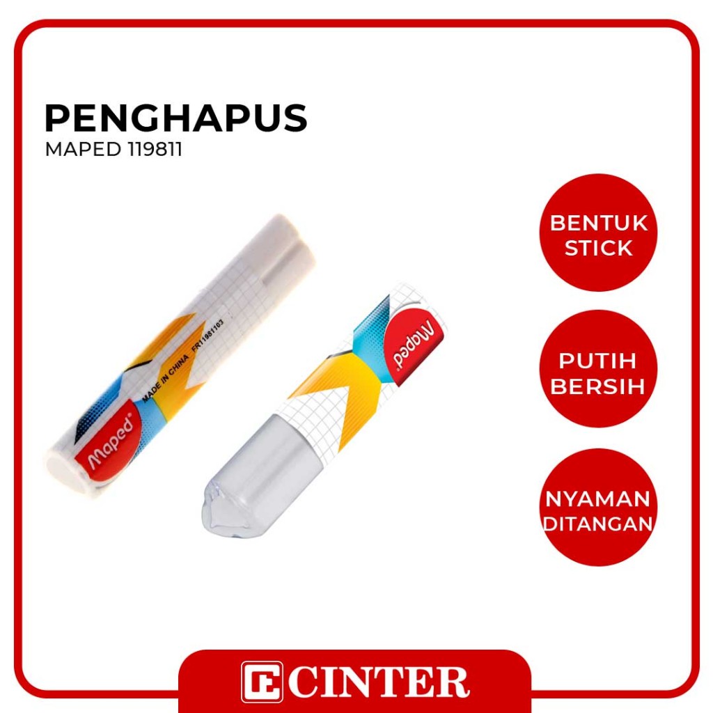 

MAPED - ERASER / PENGHAPUS XPERT STICK / PENGHAPUS STICK NO 119811