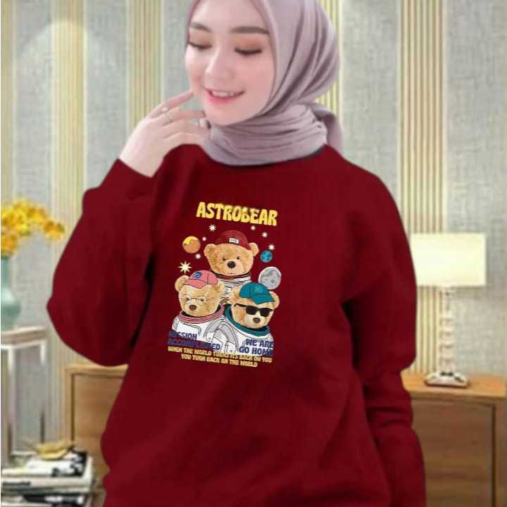 Sweater ASTROBEAR/Sweater WANITA /sweater kekinian