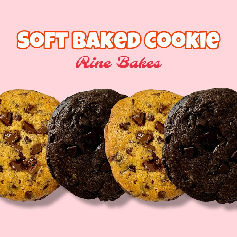 

Rinebakes Soft Baked Cookies Premium/ Bundle of 4/ Bundle of 6