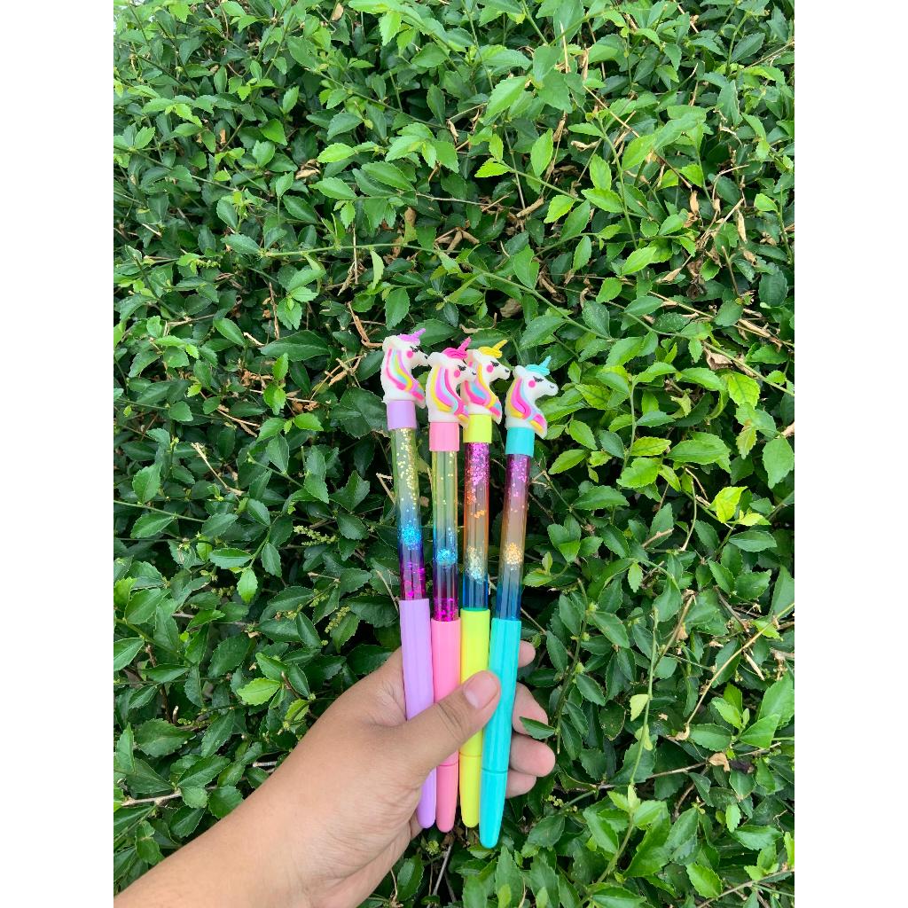 

[PROTOBER] PEN GEL/PEN KARAKTER/PEN GLITER UNICORN/LITTLE PONY
