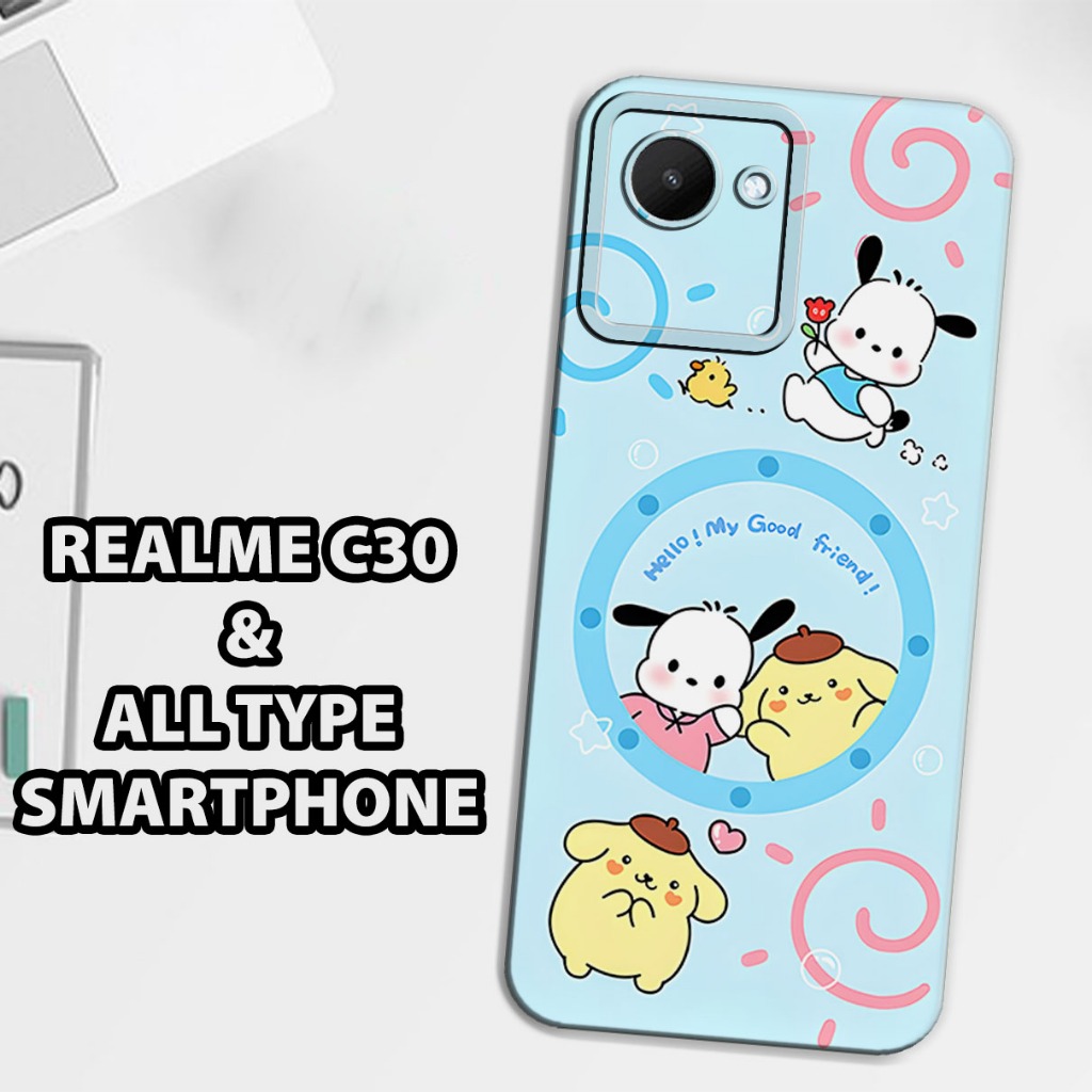 (GC20) Softcase karet Hp REALME C30 | Case Motif Gambar Lucu | Case REALME C30 Silikon Tpu Pro Camer
