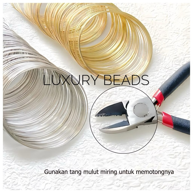 

Kawat Gelang Spiral Gulung Kawat Gelang Silver (10gr)
